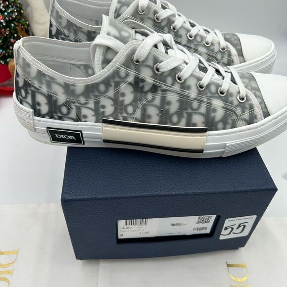 Men’s Dior B 23 oblique low top sneakers size 45 made in Italy.PRISTINE - Picture 8 of 12